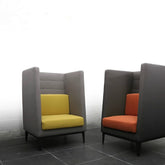 時尚休閒高背梳化 Fashionable Leisure High Back Sofa 香港辦公室傢俬及設計工程中心 Branding Works Furniture & Office Design